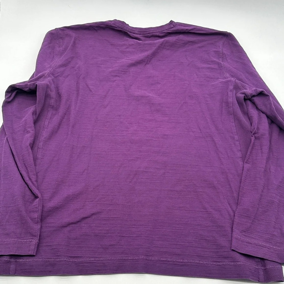 Boss Hugo Boss Men Shirt Slim Fit Purple Modern Fit Long Staple Cotton Tee Large - Picture 8 of 10